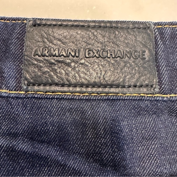 Armani Exchange Women’s “biker” Jeans Size 25 Cropped Zip Pockets - Picture 3 of 13